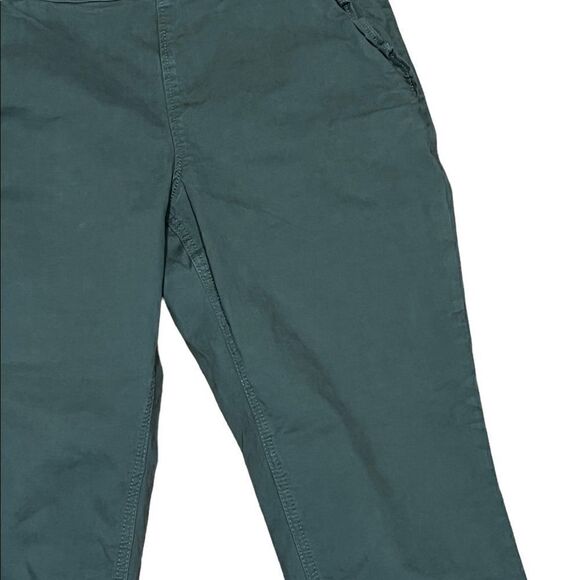 Kate Spade Slim Straight Chino in olive green - Picture 6 of 9